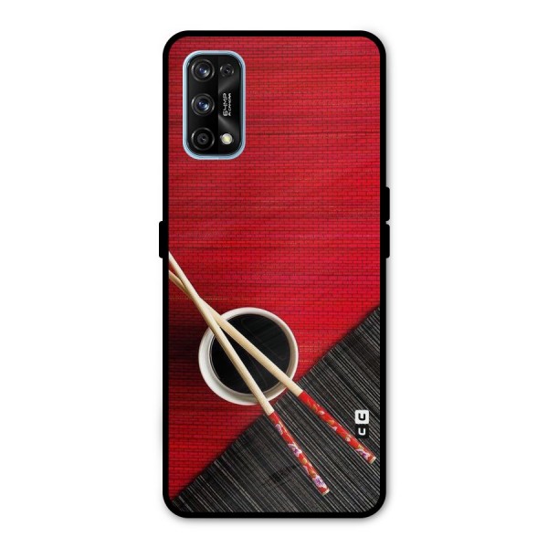 Cup Chopsticks Metal Back Case for Realme 7 Pro