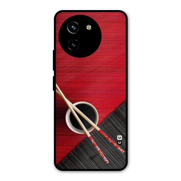 Cup Chopsticks Metal Back Case for Vivo T3x