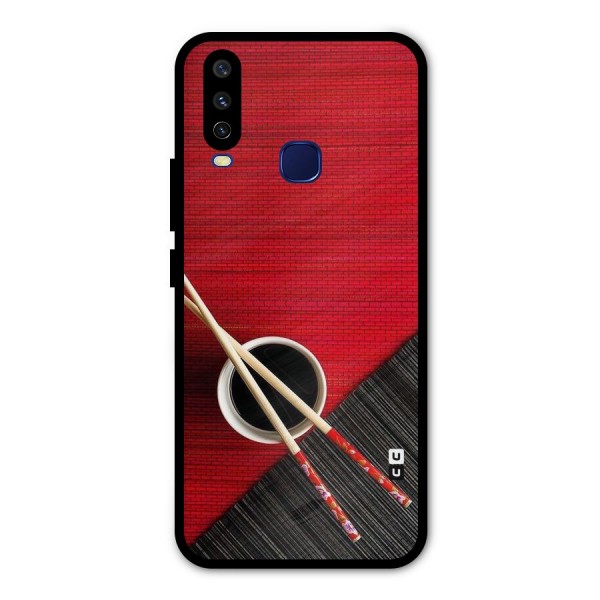 Cup Chopsticks Metal Back Case for Vivo Y12