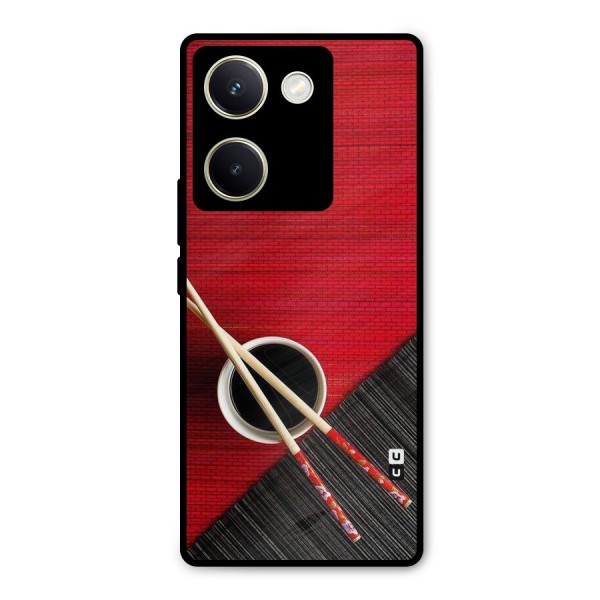 Cup Chopsticks Metal Back Case for Vivo Y200 Pro