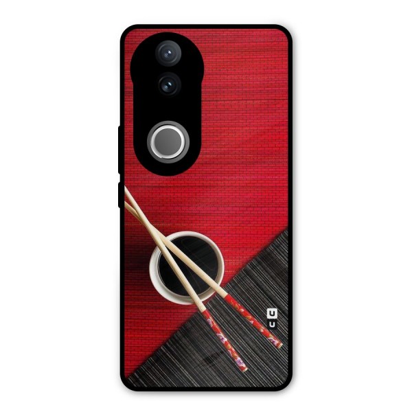 Cup Chopsticks Metal Back Case for iQOO Z10R