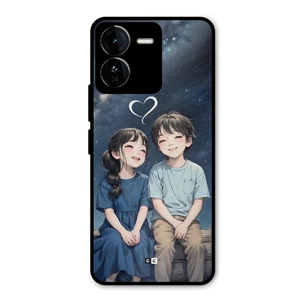 Cute Anime Teens Metal Back Case for iQOO Z9