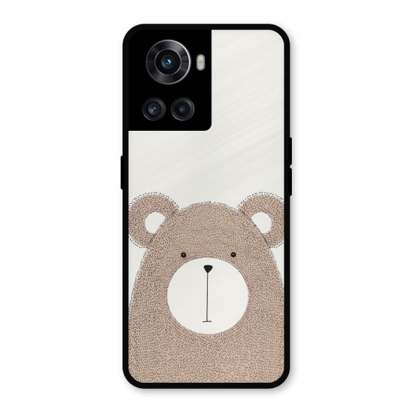 Cute Bear Metal Back Case for OnePlus 10R