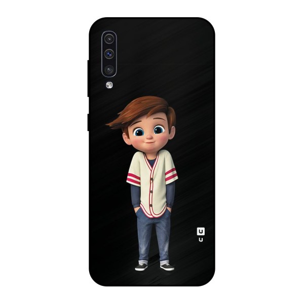 Cute Boy Tim Metal Back Case for Galaxy A50