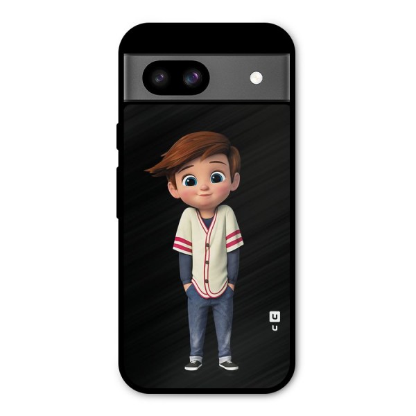 Cute Boy Tim Metal Back Case for Google Pixel 8a