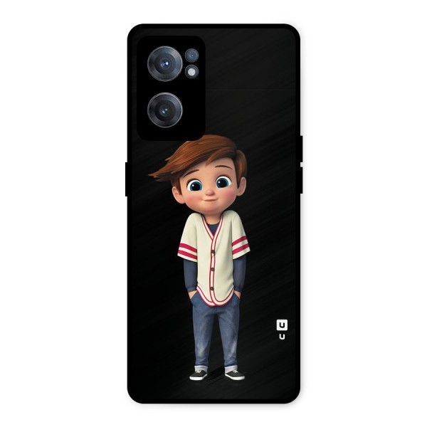 Cute Boy Tim Metal Back Case for OnePlus Nord CE 2 5G