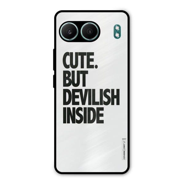 Cute But Devil Metal Back Case for OnePlus Nord 4