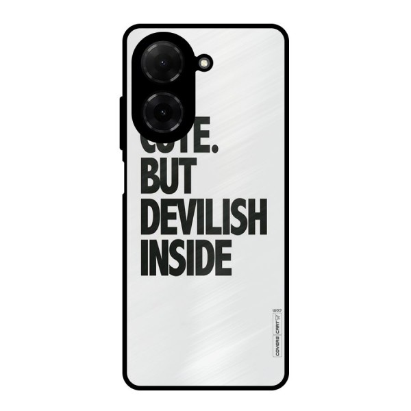 Cute But Devil Metal Back Case for Poco C71