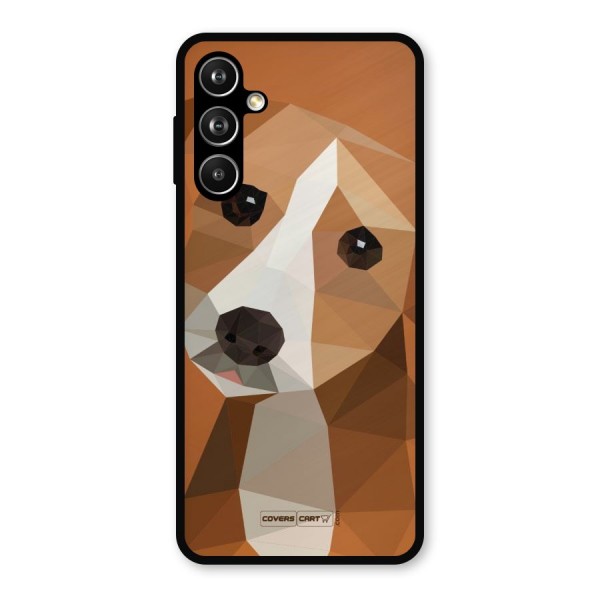 Cute Dog Metal Back Case for Galaxy F54