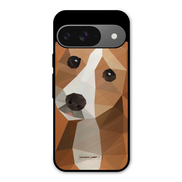 Cute Dog Metal Back Case for Google Pixel 9