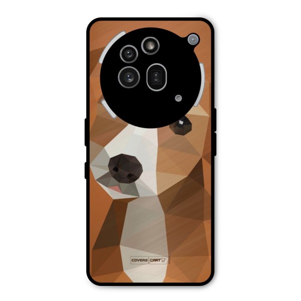 Cute Dog Metal Back Case for Nothing Phone 3a Pro