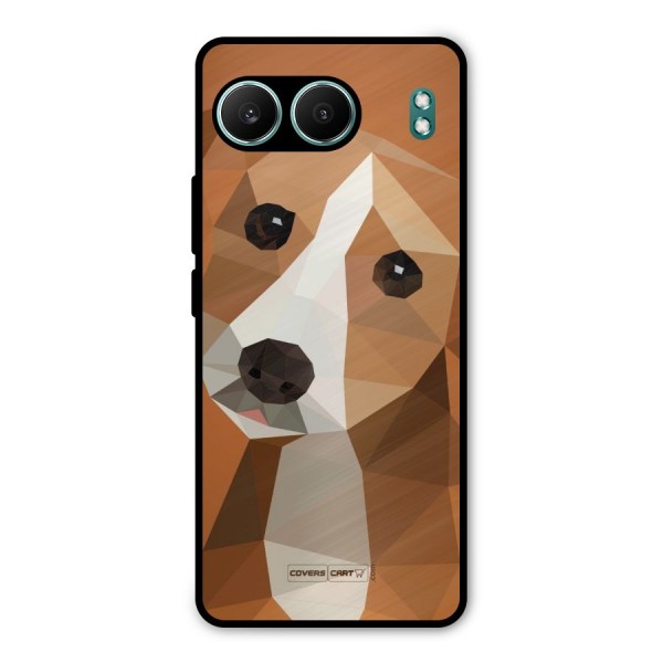 Cute Dog Metal Back Case for OnePlus Nord 4