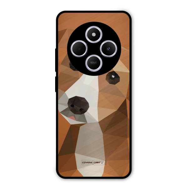 Cute Dog Metal Back Case for Redmi A4
