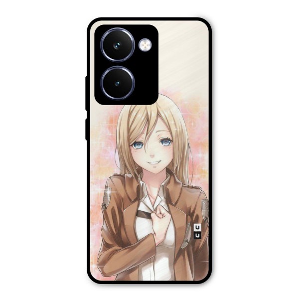 Cute Girl Art Metal Back Case for Realme P3 Ultra