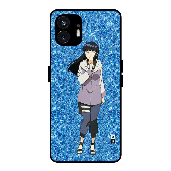 Cute Hinata hyuga Metal Back Case for Nothing Phone 2