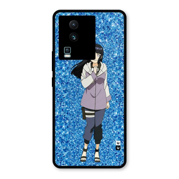 Cute Hinata hyuga Metal Back Case for iQOO Neo 7 Pro