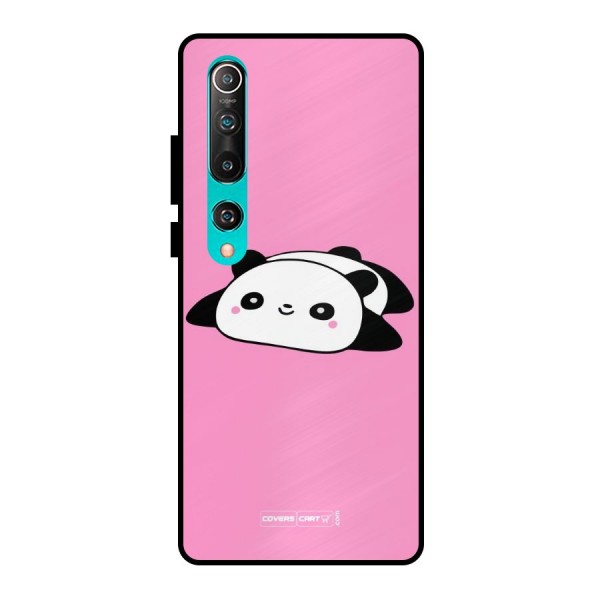 Cute Lazy Panda Metal Back Case for Mi 10