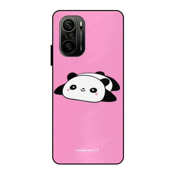 Cute Lazy Panda Metal Back Case for Mi 11X Pro