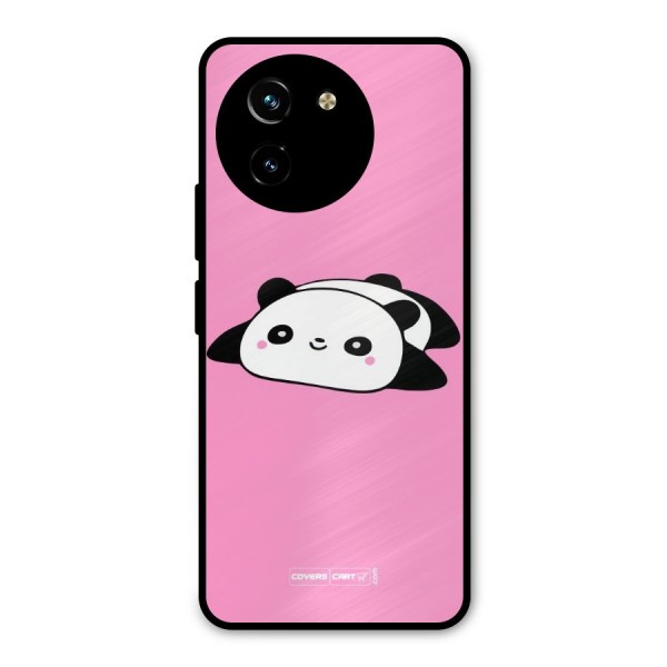 Cute Lazy Panda Metal Back Case for Vivo T3x