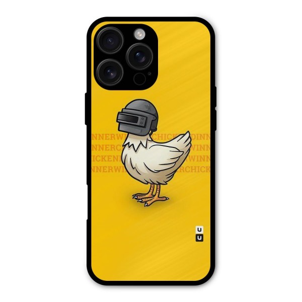 Cute Mask Metal Back Case for iPhone 16 Pro Max