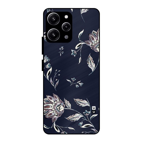 Cute Petals Glass Back Case for Redmi 12 4G