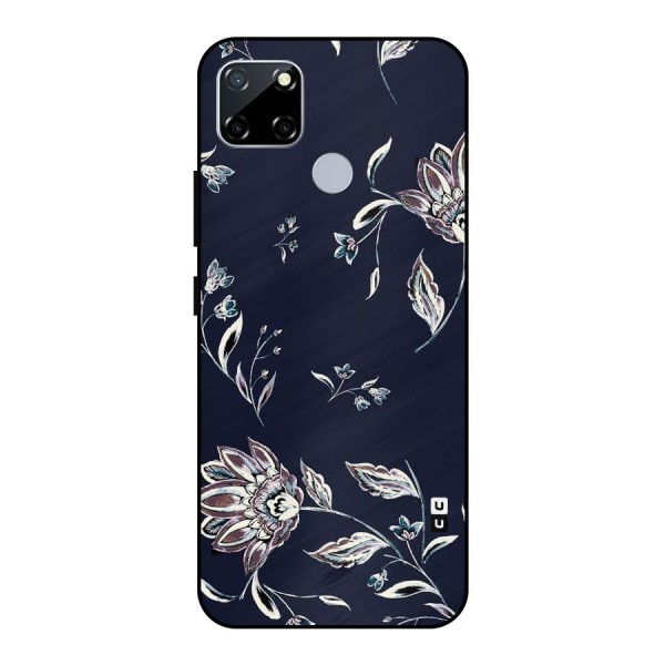 Cute Petals Metal Back Case for Realme Narzo 30A