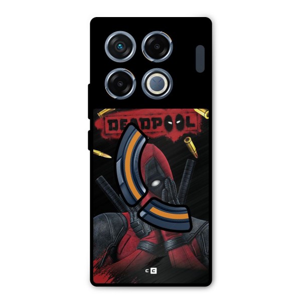 Cute Pool Metal Back Case for Infinix GT 20 Pro