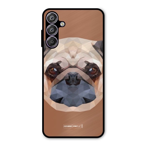 Cute Pug Metal Back Case for Galaxy F15