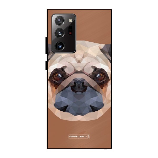 Cute Pug Metal Back Case for Galaxy Note 20 Ultra