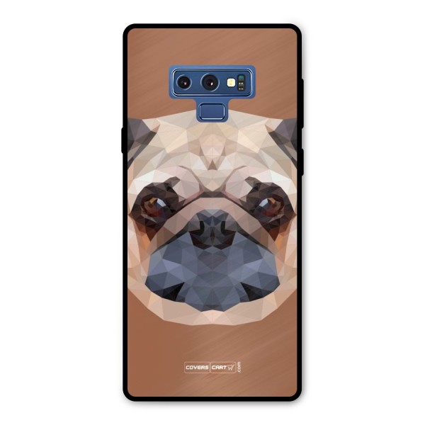 Cute Pug Metal Back Case for Galaxy Note 9