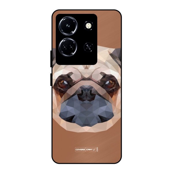 Cute Pug Metal Back Case for Infinix Note 30 5G