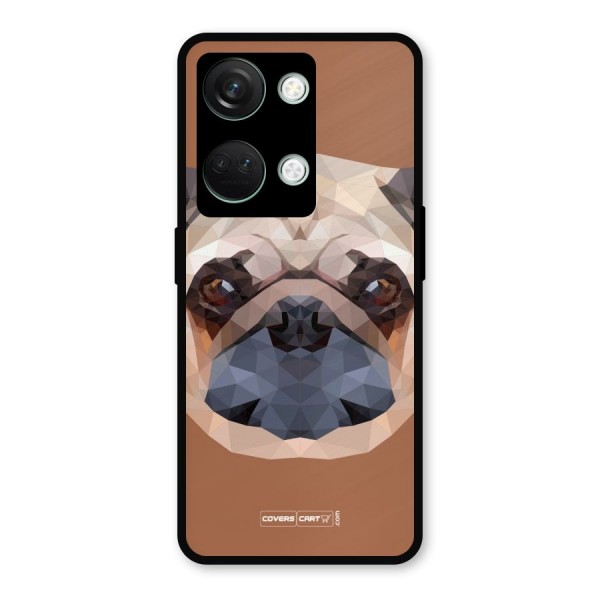 Cute Pug Metal Back Case for OnePlus Nord 3