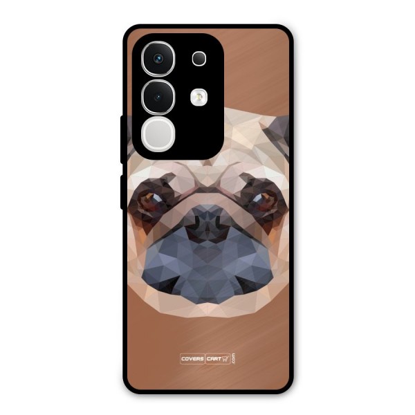 Cute Pug Metal Back Case for iQOO Z10x