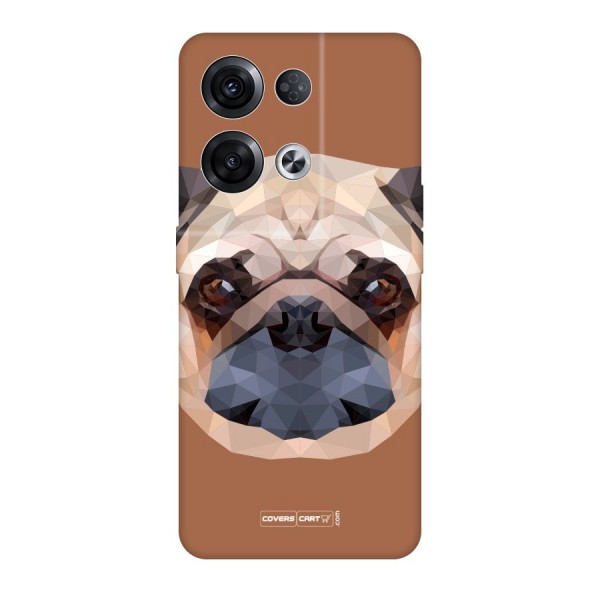 Cute Pug Original Polycarbonate Back Case for Oppo Reno8 Pro 5G