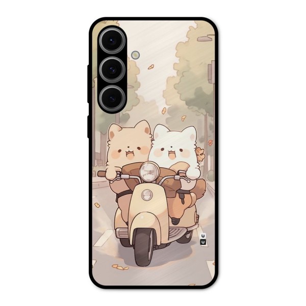 Cute Riders Metal Back Case for Galaxy S24 FE