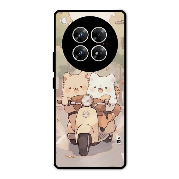 Cute Riders Metal Back Case for Infinix Zero 40 5G