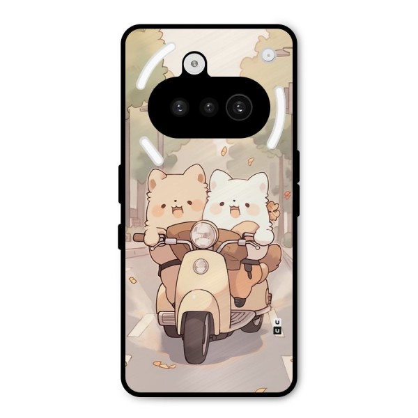 Cute Riders Metal Back Case for Nothing Phone 3a