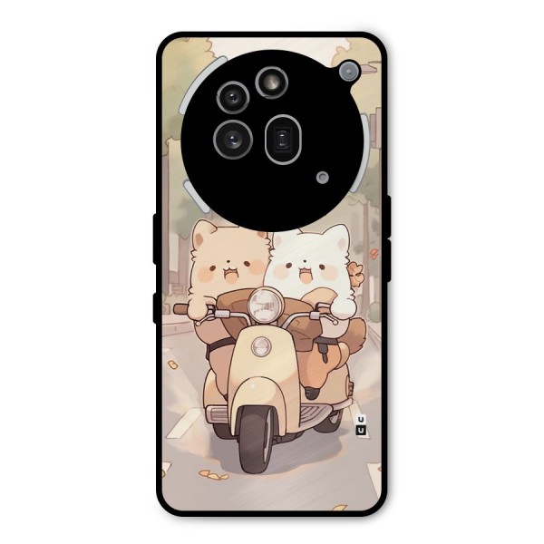 Cute Riders Metal Back Case for Nothing Phone 3a Pro