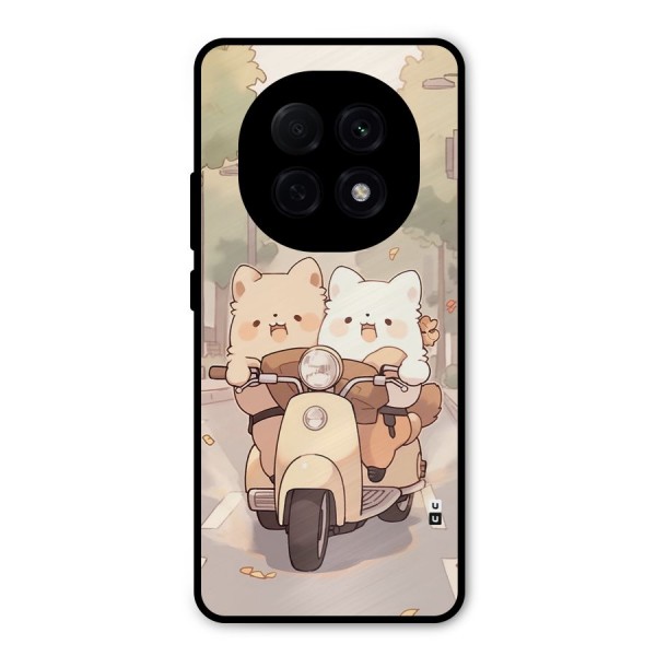 Cute Riders Metal Back Case for Oppo F29 Pro