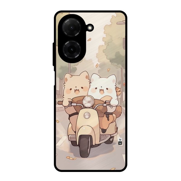 Cute Riders Metal Back Case for Poco C71