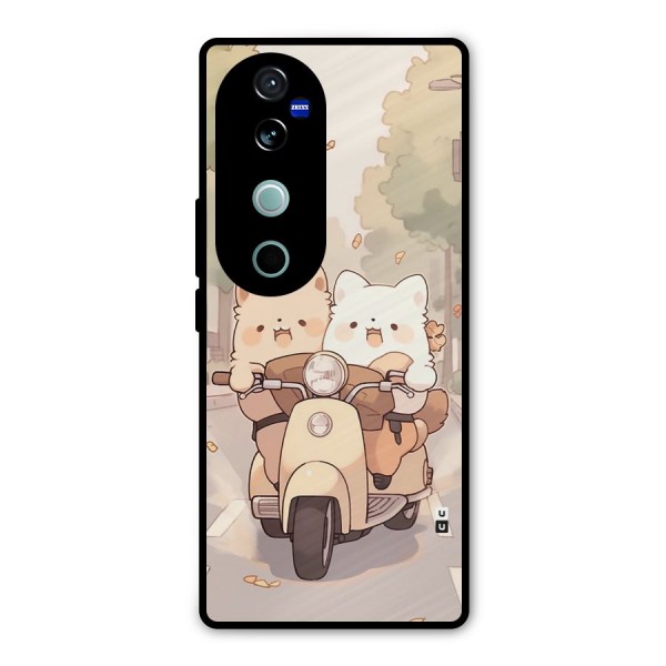 Cute Riders Metal Back Case for Vivo V40