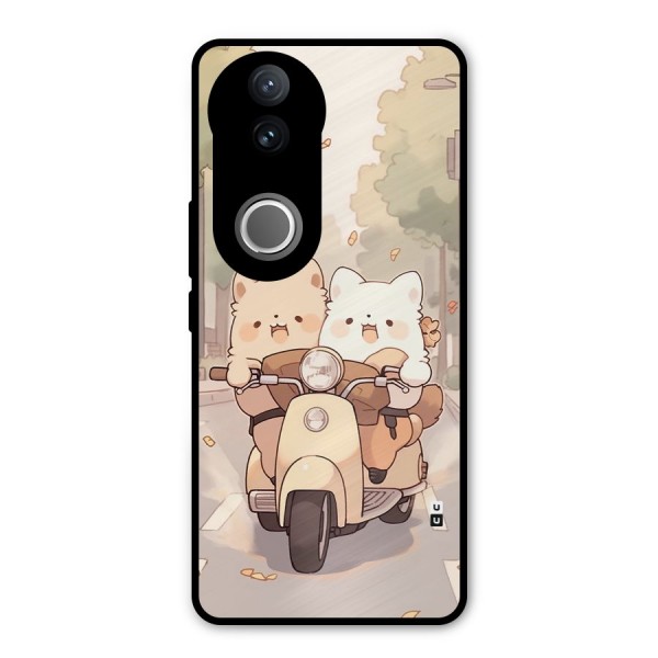 Cute Riders Metal Back Case for Vivo V50e