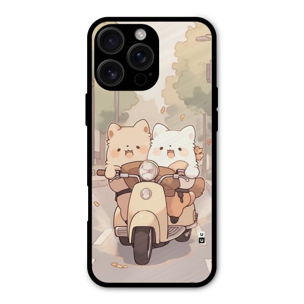 Cute Riders Metal Back Case for iPhone 16 Pro Max