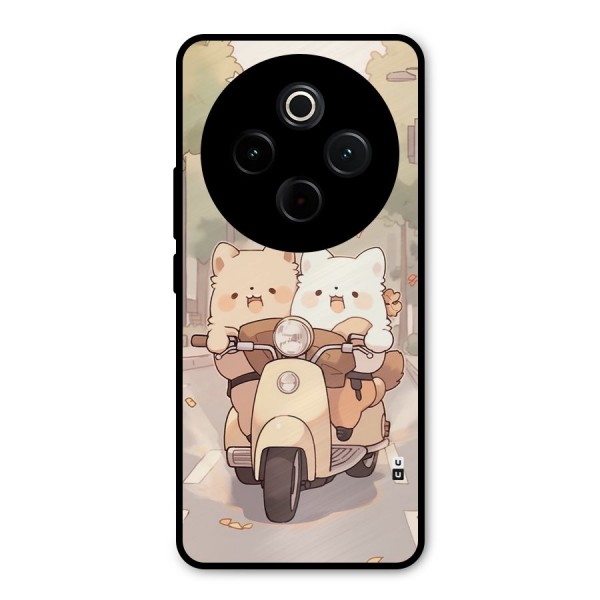 Cute Riders Metal Back Case for iQOO Z10