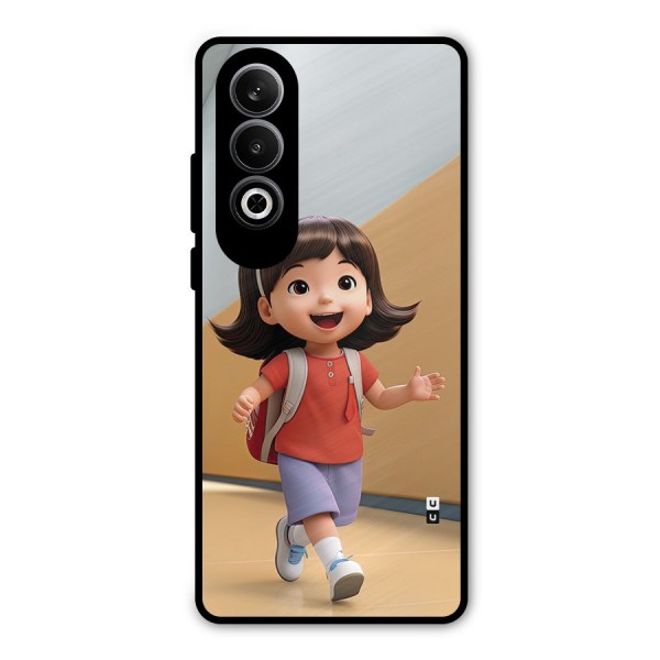 Cute School Girl Metal Back Case for OnePlus Nord CE4