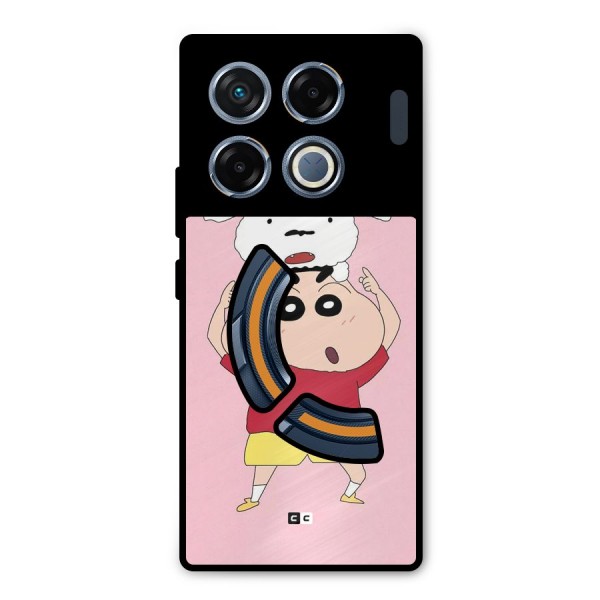 Cute Sheero Metal Back Case for Infinix GT 20 Pro