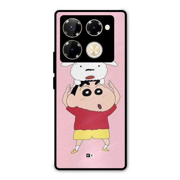 Cute Sheero Metal Back Case for Infinix Note 40 Pro Plus