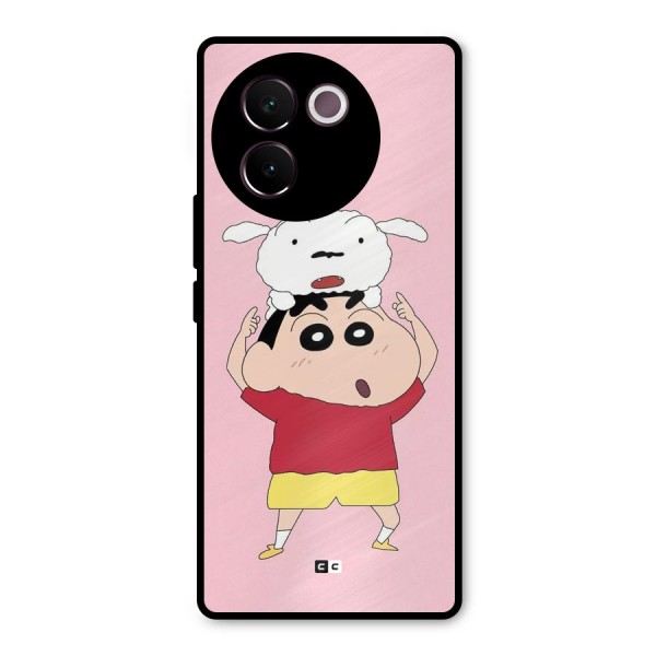 Cute Sheero Metal Back Case for Vivo V30e