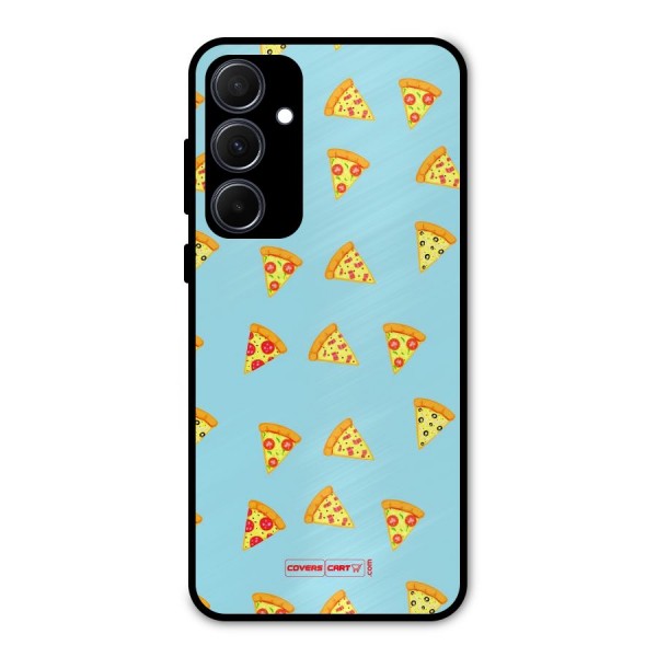 Cute Slices of Pizza Metal Back Case for Galaxy A35