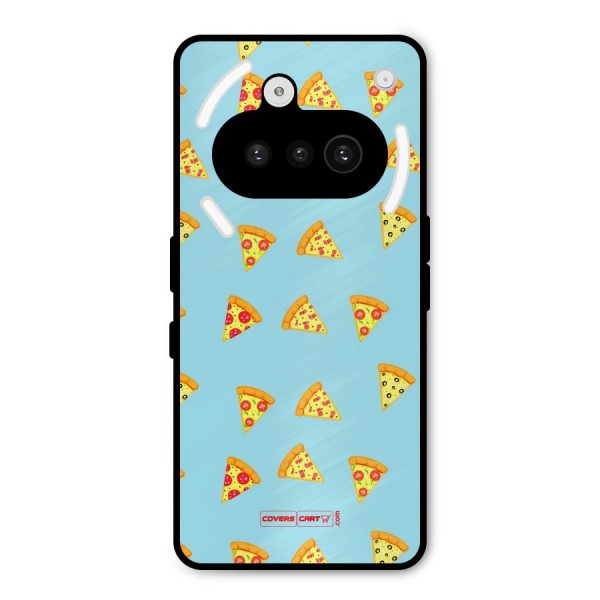Cute Slices of Pizza Metal Back Case for Nothing Phone 3a